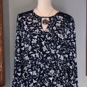 Express floral navy dress!